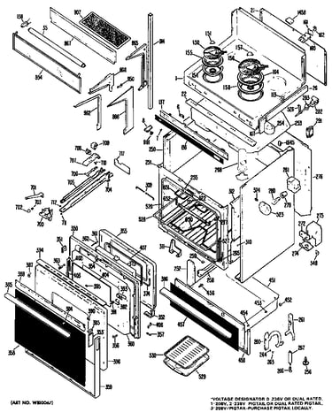Lower oven/cooktop