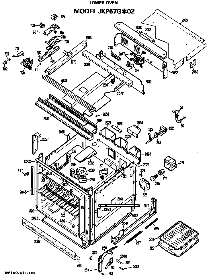 Lower oven