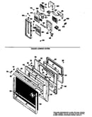 Door lower oven