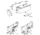 GE A3B683DGALW1 cabinet diagram