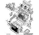 GE JBP24G*H3 oven/cooktop diagram