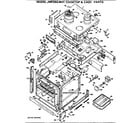 GE JMP26G*H1 cooktop & case parts diagram
