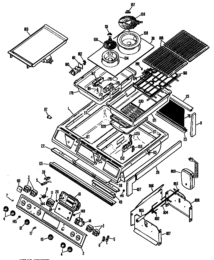Cooktop assembly