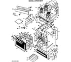 GE JHP63G*H1 cooktop/oven diagram