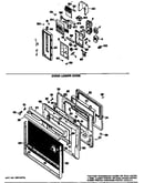 Door lower oven