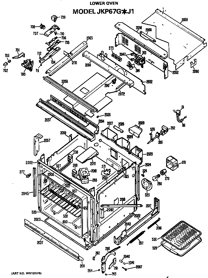 Lower oven