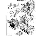 GE JHP63G*J1 oven/cooktop diagram