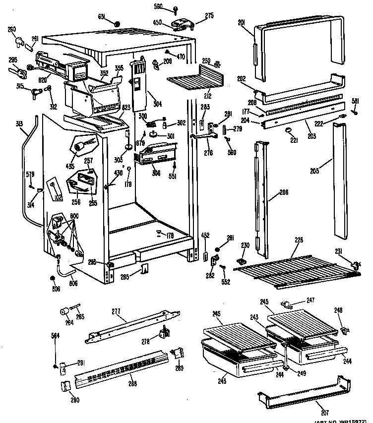 CABINET/SHELVES