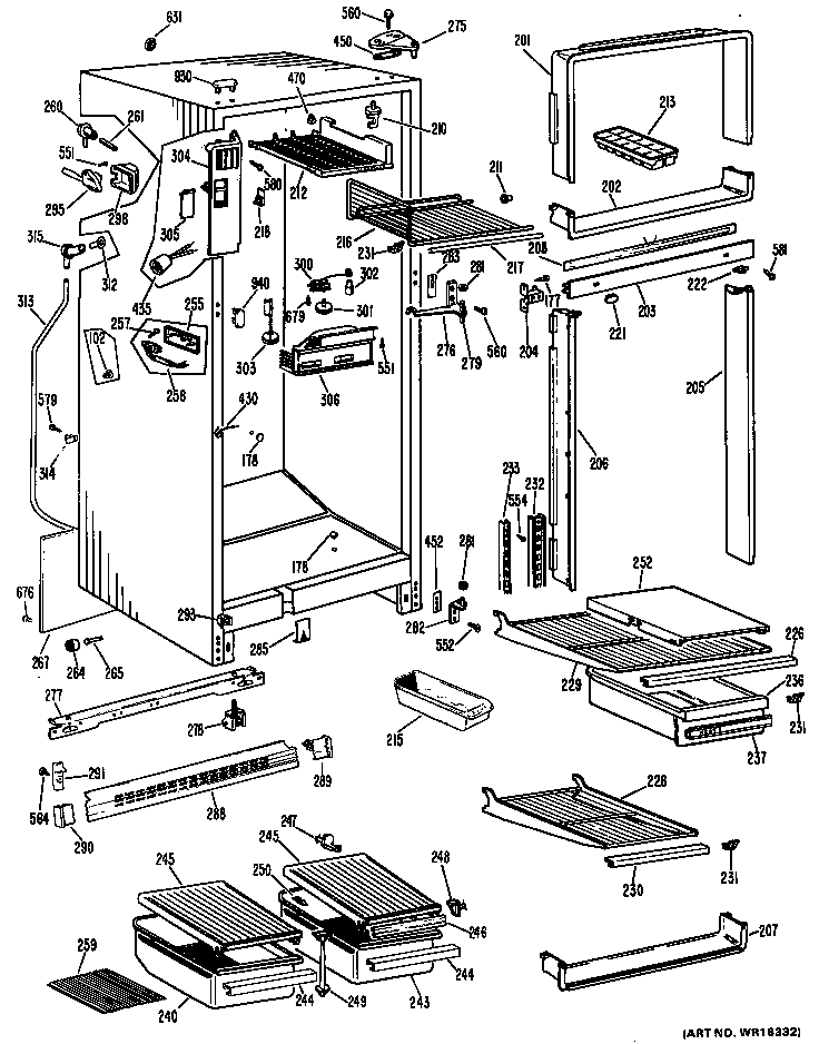 Cabinet/shelves