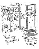 Cabinet/shelves
