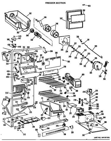 Freezer section