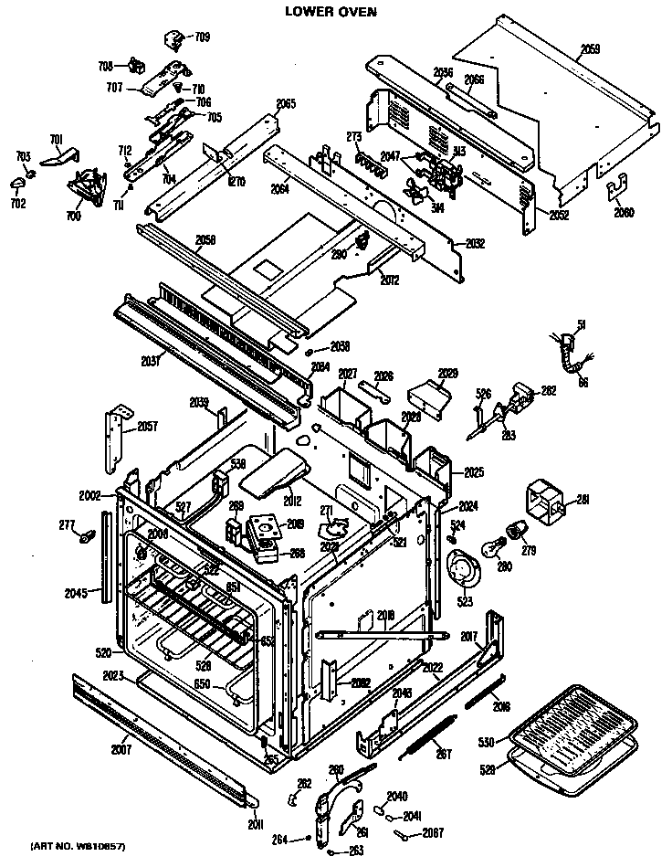 Lower oven