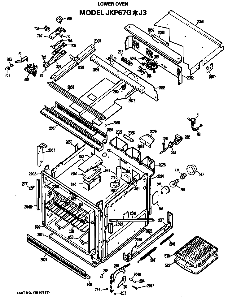 Lower oven