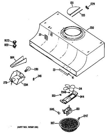 Rangehood assembly