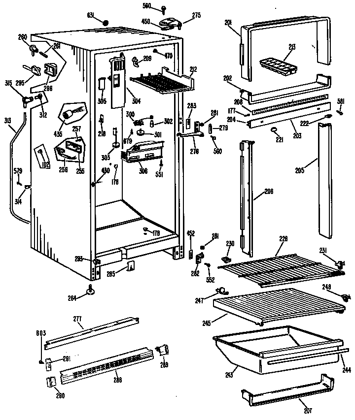 CABINET/SHELVES