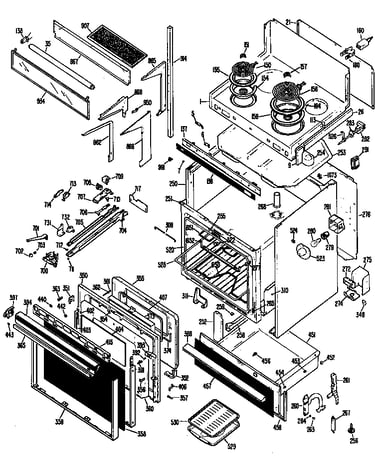 Door/oven/cooktop