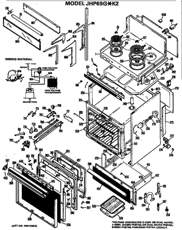 Door/oven/cooktop