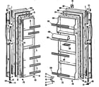 GE TFX22ZJB doors diagram