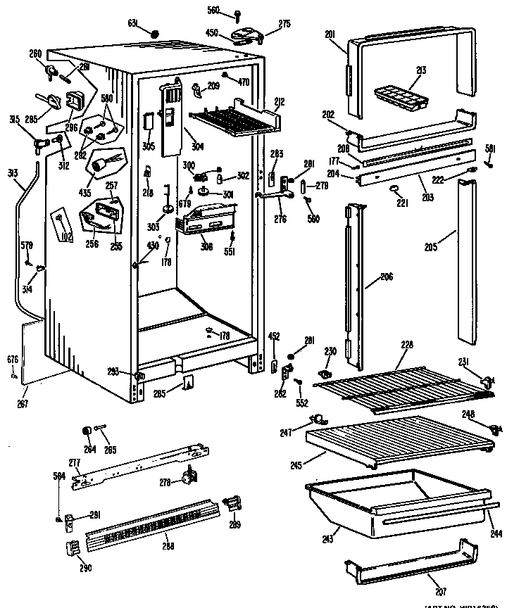 Cabinet/shelves
