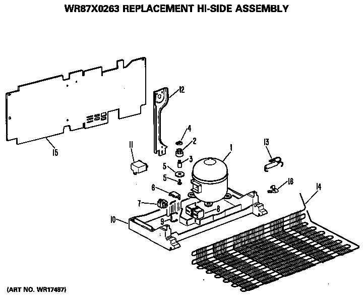 Replacement hi-side assembly