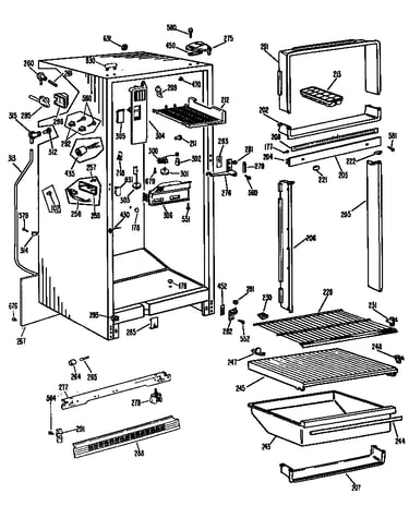 Cabinet/shelves