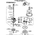 GE WWA6407LBL transmission - complete breakdown diagram