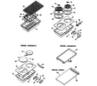 GE JXDL451N1 accessory modules diagram