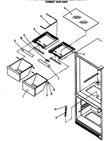 Cabinet shelving