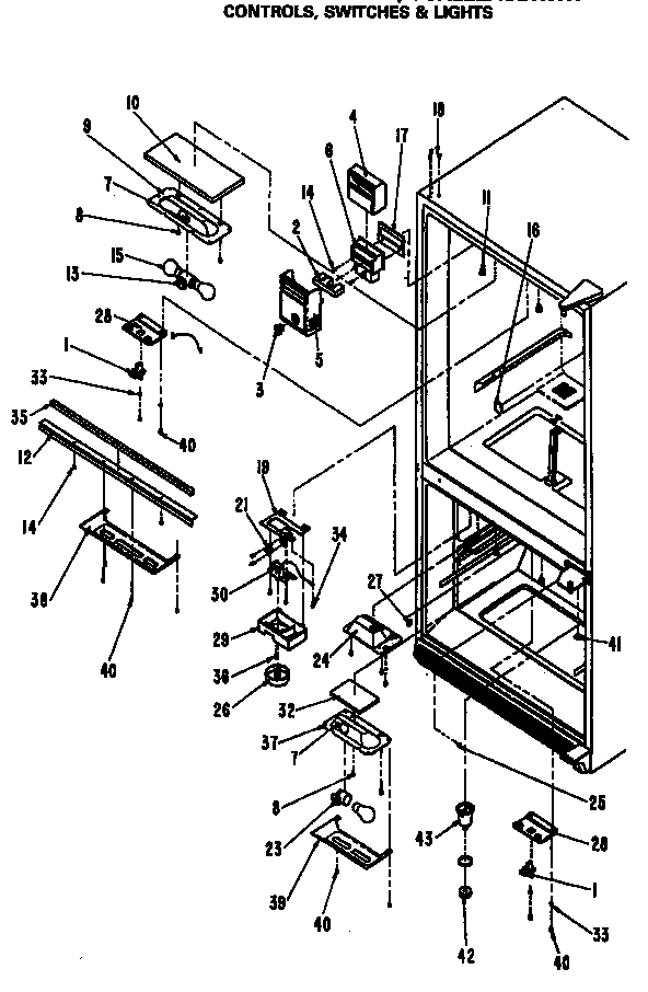 Controls, switches & lights