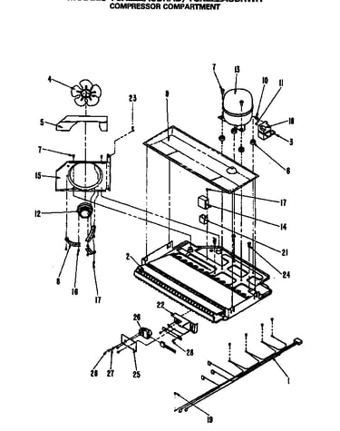Compressor compartment