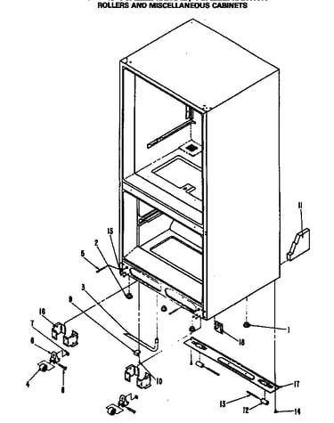 Cabinet/rollers