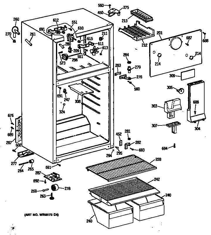 Cabinet/shelves
