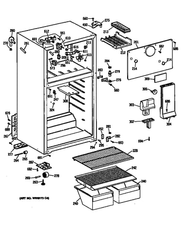 Cabinet/shelves