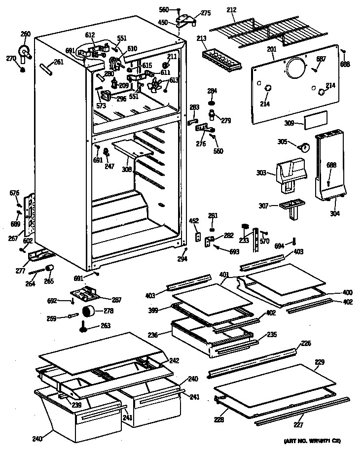 CABINET/SHLEVES