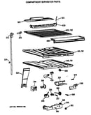 Compartment separator parts