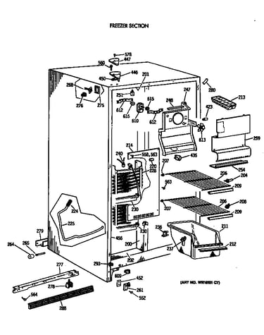 Freezer section
