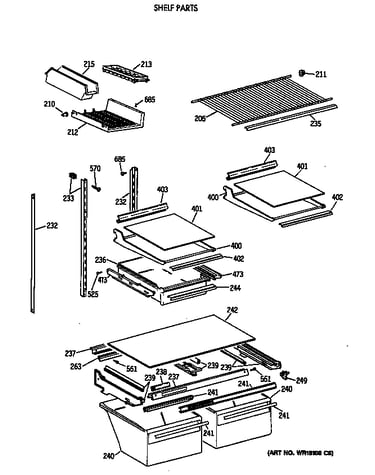 Shelf parts