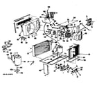 GE AJH06A1P1 chassis diagram