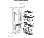 GE TPX24BRYABB freezer shelves diagram
