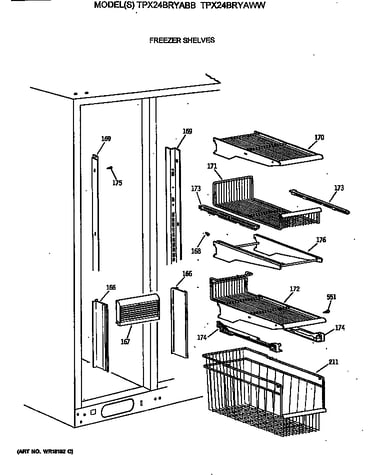 Freezer shelves