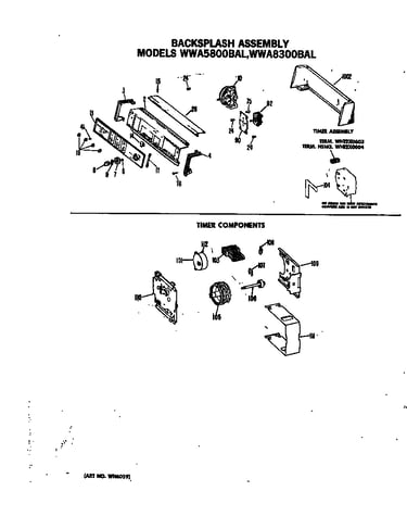 Backsplash assembly