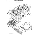 GE JGBP61WEW1WW door & drawer parts diagram