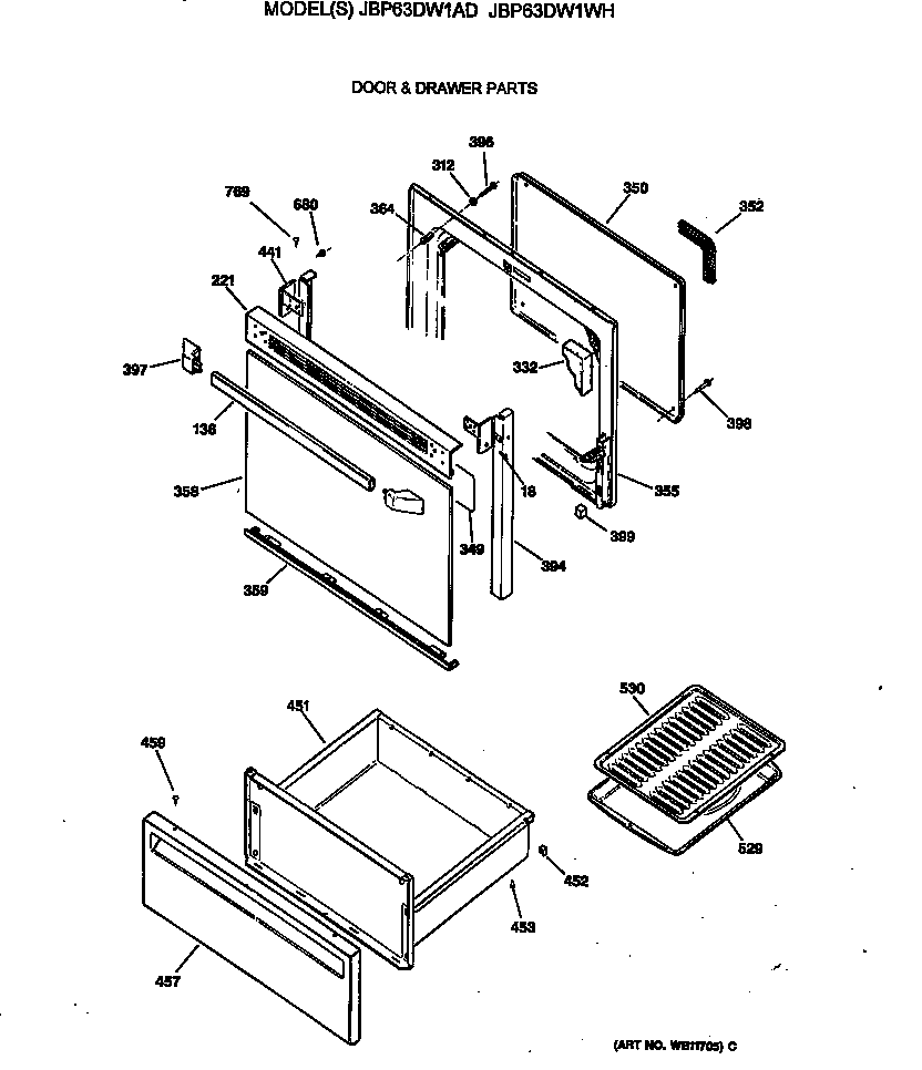 Door & drawer parts
