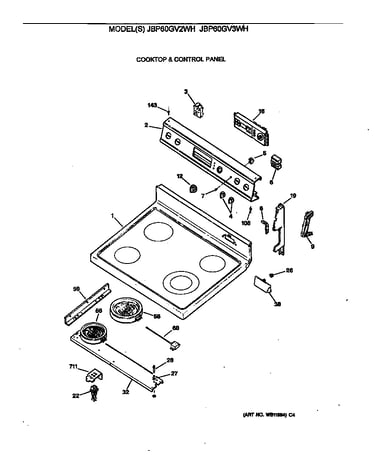 Cooktop & control panel
