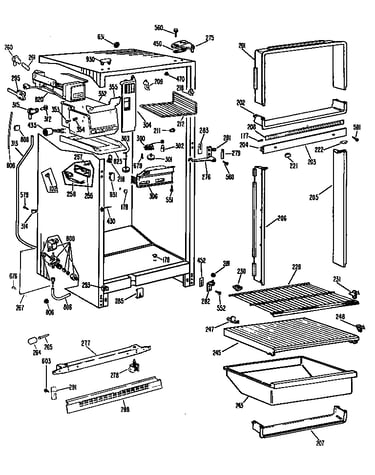 Cabinet/shelves