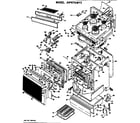 GE JHP97G*Y2 door/oven/cooktop diagram
