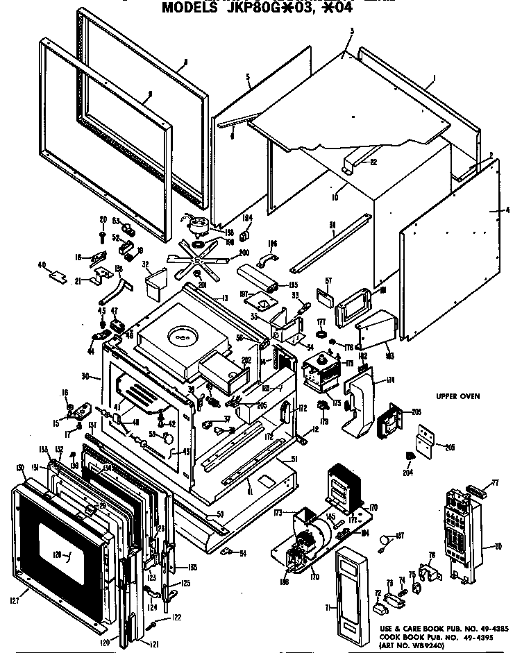 Upper oven