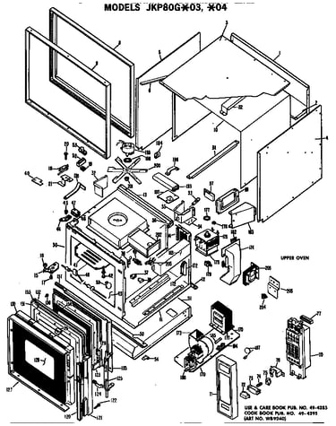 Upper oven