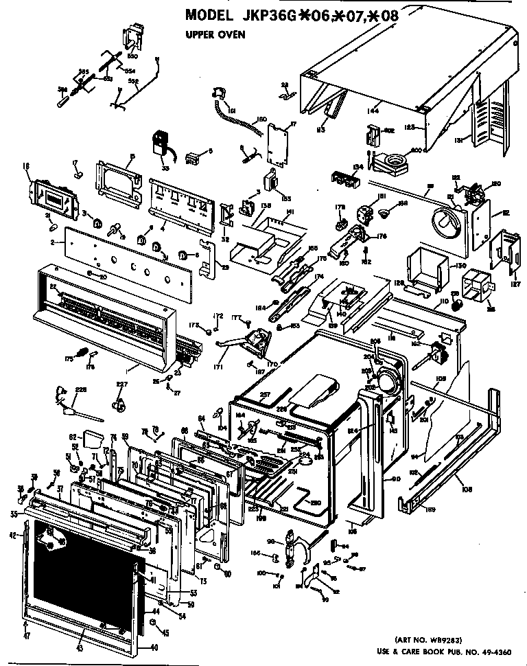Upper oven