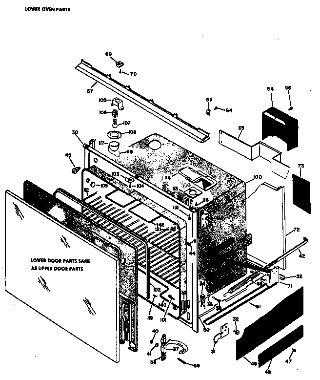 Lower oven